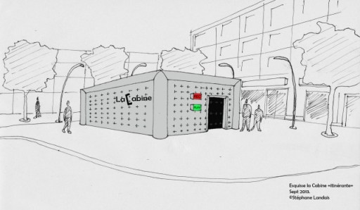 Esquisse cabine gonflable